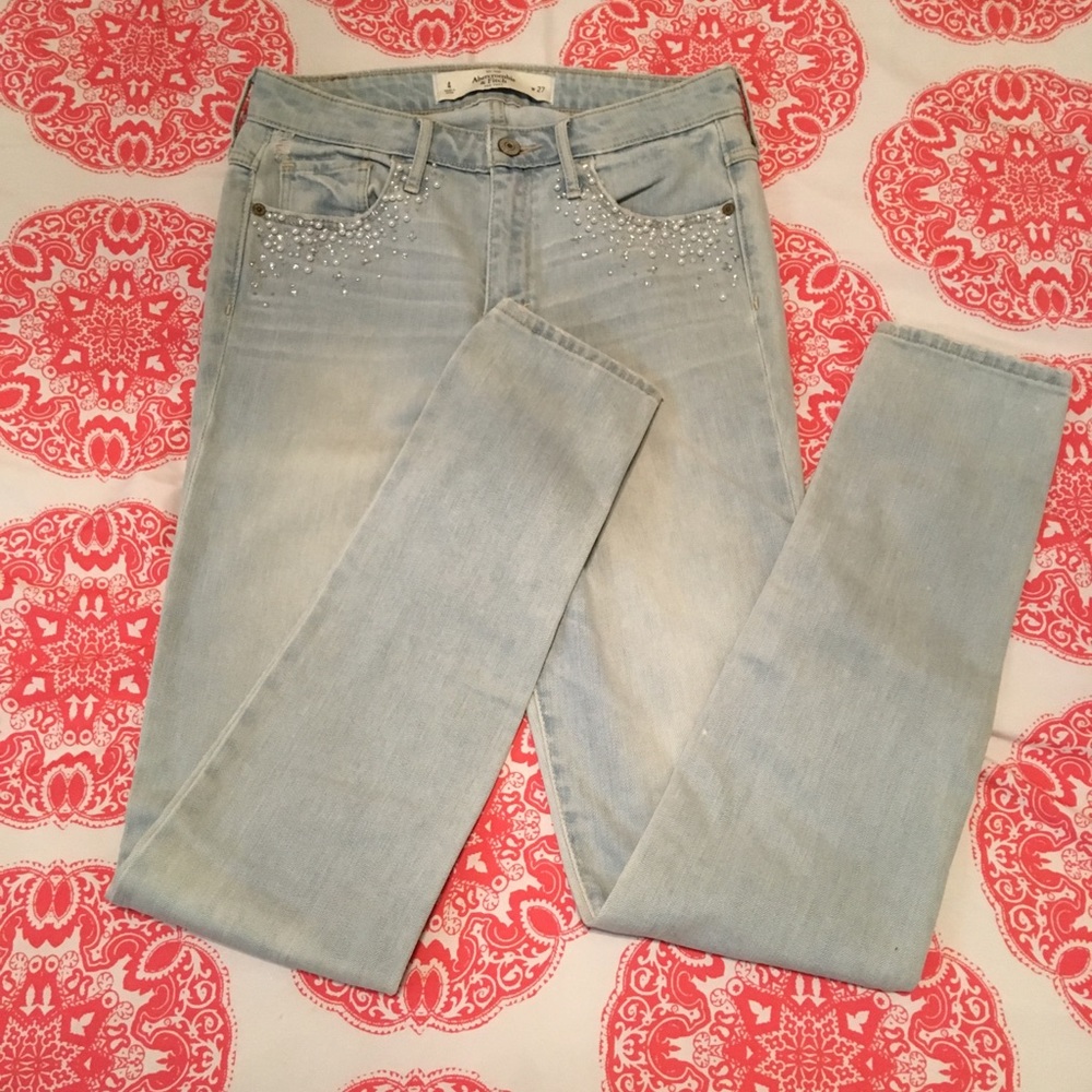 Abercrombie and Fitch high-rise jeans